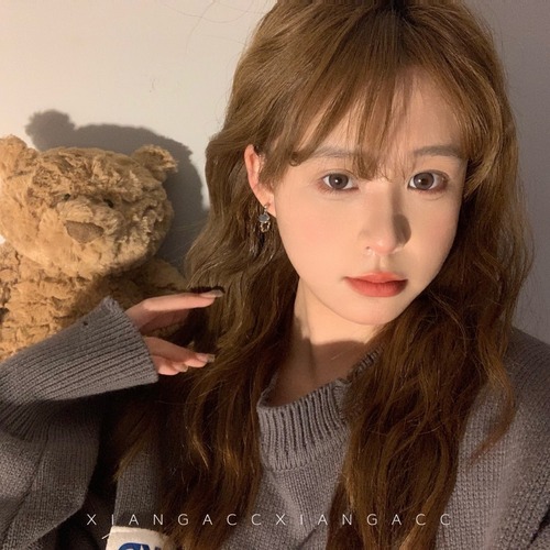 S925 Silver Needles Korean Minimalist Flower Hoops Earrings with Hollow Flowers, Sweet Cool and Cold Style Clips for No Piercing Cute Earrings