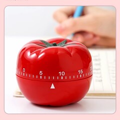 计时器提醒器学生作业时间管理闹钟儿童学习厨房定时器西红柿时钟