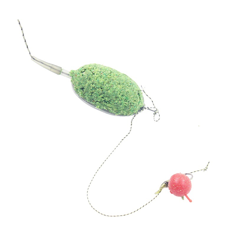 Transfronterizo coolo serie de pesca de estilo europeo titular de la explosión de gancho de aleación de zinc cortador de cebo con cebo feide accesorios