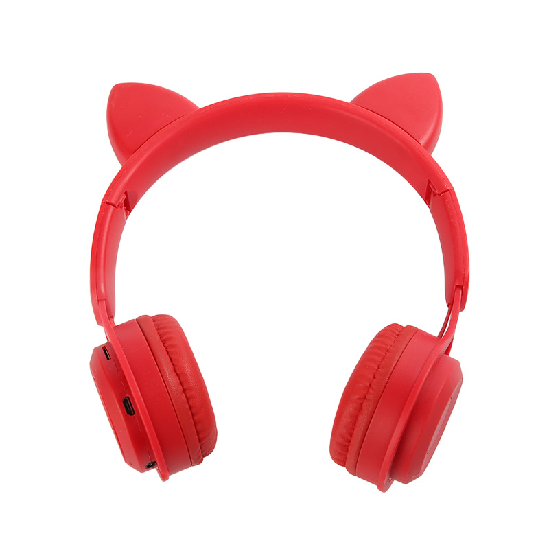 Auriculares MZ08M transfronterizos orejas de gato auriculares emisores de luz auriculares Bluetooth dibujos animados estudiante niños auriculares inalámbricos