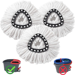 Suitable for O-Cedar Easywring Rotating Mop Head Microfiber Mop Head Replacement Cloth