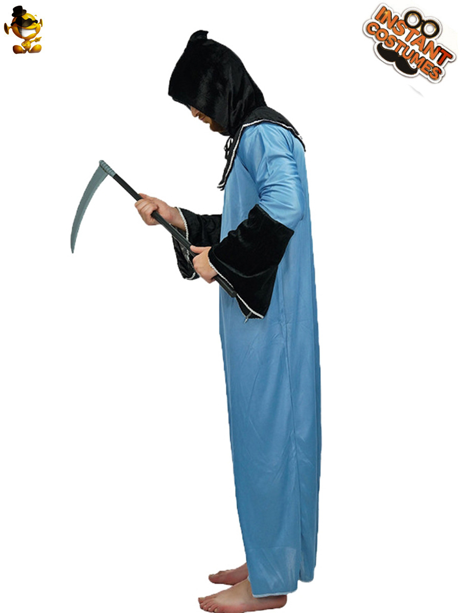 Adulto de los hombres de Halloween hoz death party role-playing traje de rendimiento ropa Cosplay Masquerade