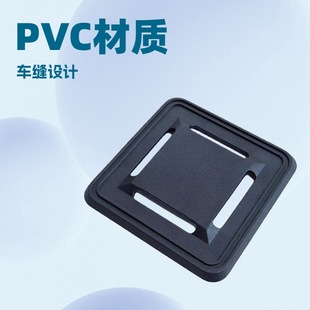 Luggage accessories square 25MM soft four-way webbing piece plastic four-corner computer bag shoulder pad PVC shoulder pad belt piece