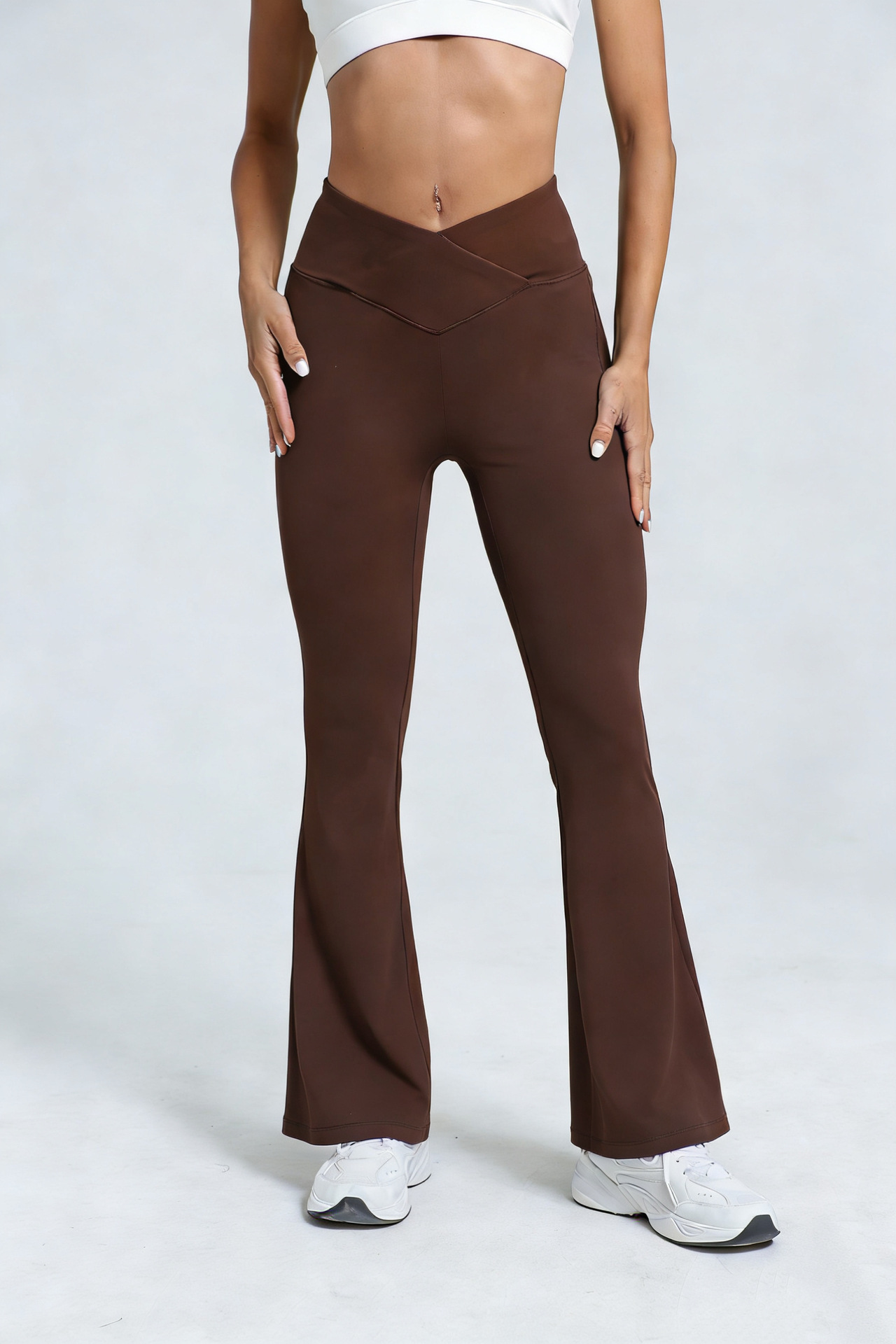 Nuevos pantalones transfronterizos europeos y estadounidenses de alta popularidad, pantalones deportivos de yoga al aire libre, pantalones para mujeres. image 12