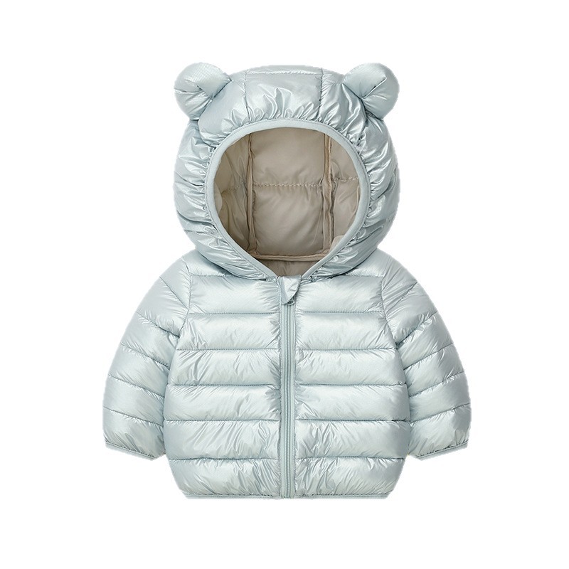 Ropa de algodón para niños transfronterizos nueva chaqueta de algodón de color sólido en primavera, otoño e invierno, dulces para niños y niñas, ropa de algodón encantadora y extranjera para niños