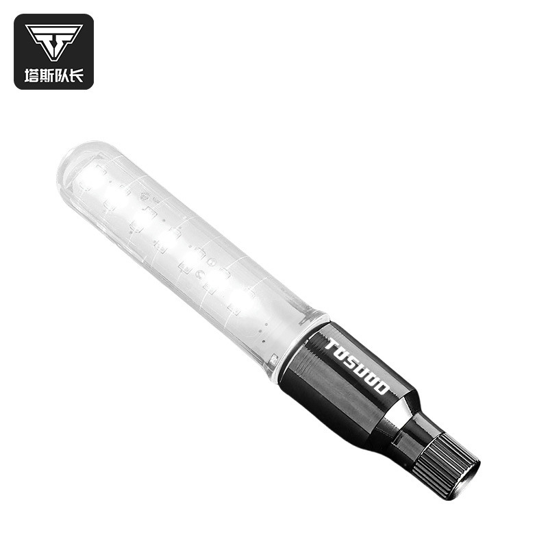 Bicycle light night riding valve light waterproof bright hot wheel light mountain road car gas nozzle light equipment accessories