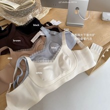 0516美体水晶兔耳朵杯内衣女舒氧提拉蕾丝性感无痕显胸小超薄文胸