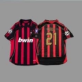 06-07 UCL Champions AC Home #21 Pirlo + Patch