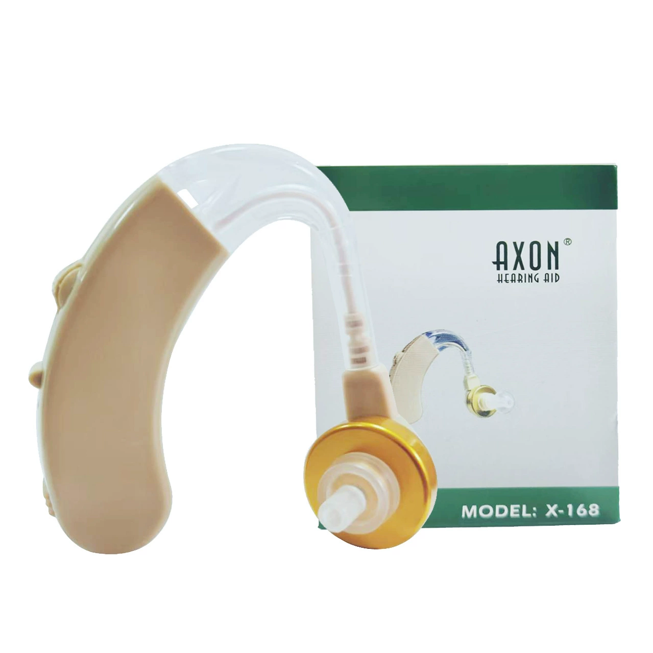 Слуховой аппарат AXON X-168 заушного типа, усилитель звука, улучшитель слуха, хит продаж на международном рынке