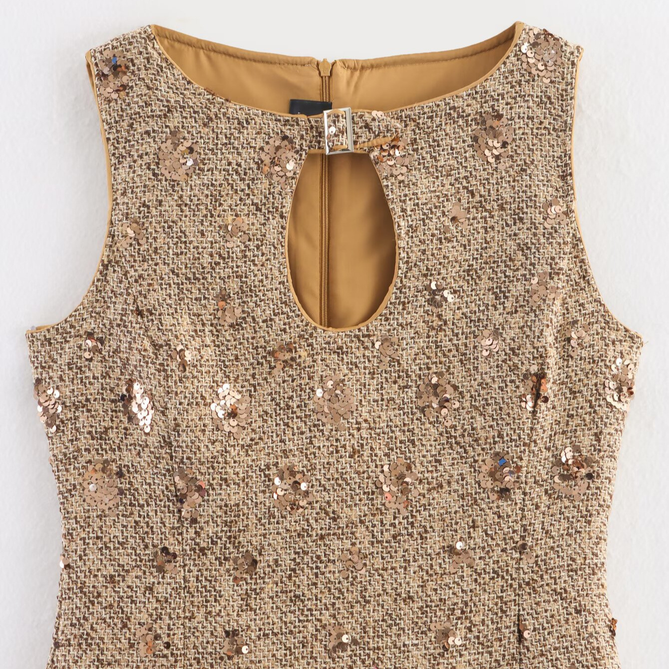 European And American Style French Women's Clothing Sequin Classic Style Dress