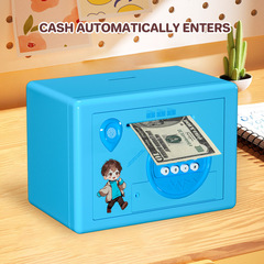 Money Bank Children's Smart Savings Bank Anti-fall Large Capacity Withdrawal Machine Cartoon Password Money Bank Gift for Boys