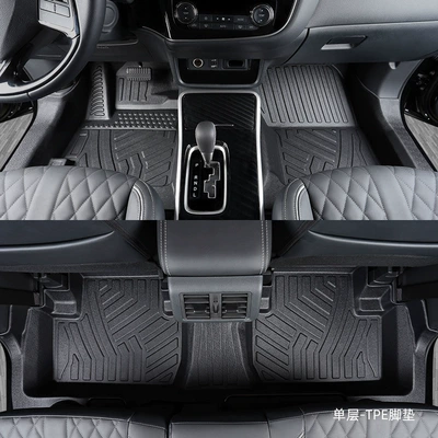 Suitable for 25 Mitsubishi L200 imported full-cover car floor mats, 23 special Mitsubishi Triton carpet floor mats (Modelə uyğun ayaqaltı) - lc2002014-2026-seven-seater-single-layer-tpe-floor-mats