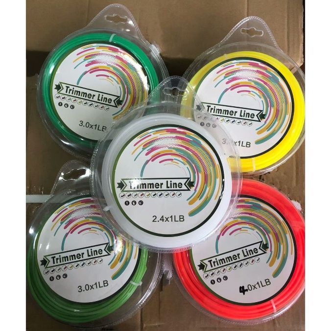 割草机钢丝尼龙锯齿牛筋打草绳绳割灌机配件打草头割草绳修草绳