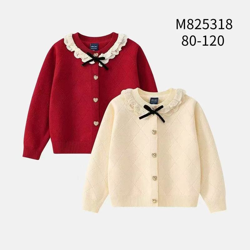 2025 幼児女の赤ちゃん韓国ニットセーター秋の新作コットンセーター春と秋の長袖アウタートップ|undefined