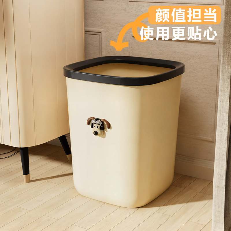 Kitchen trash can household toilet with high sense living room bedroom large uncovered plastic trash can batch