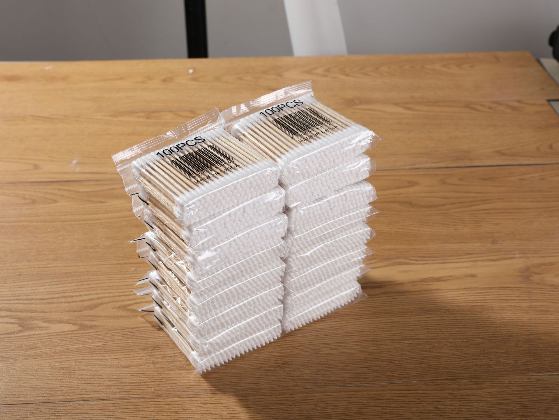 Hisopos de algodón desechables para limpieza de oídos, hisopos de algodón de doble punta, hisopos de algodón para maquillaje, bolas de algodón, venta al por mayor de fábrica, hisopos de algodón desengrasantes