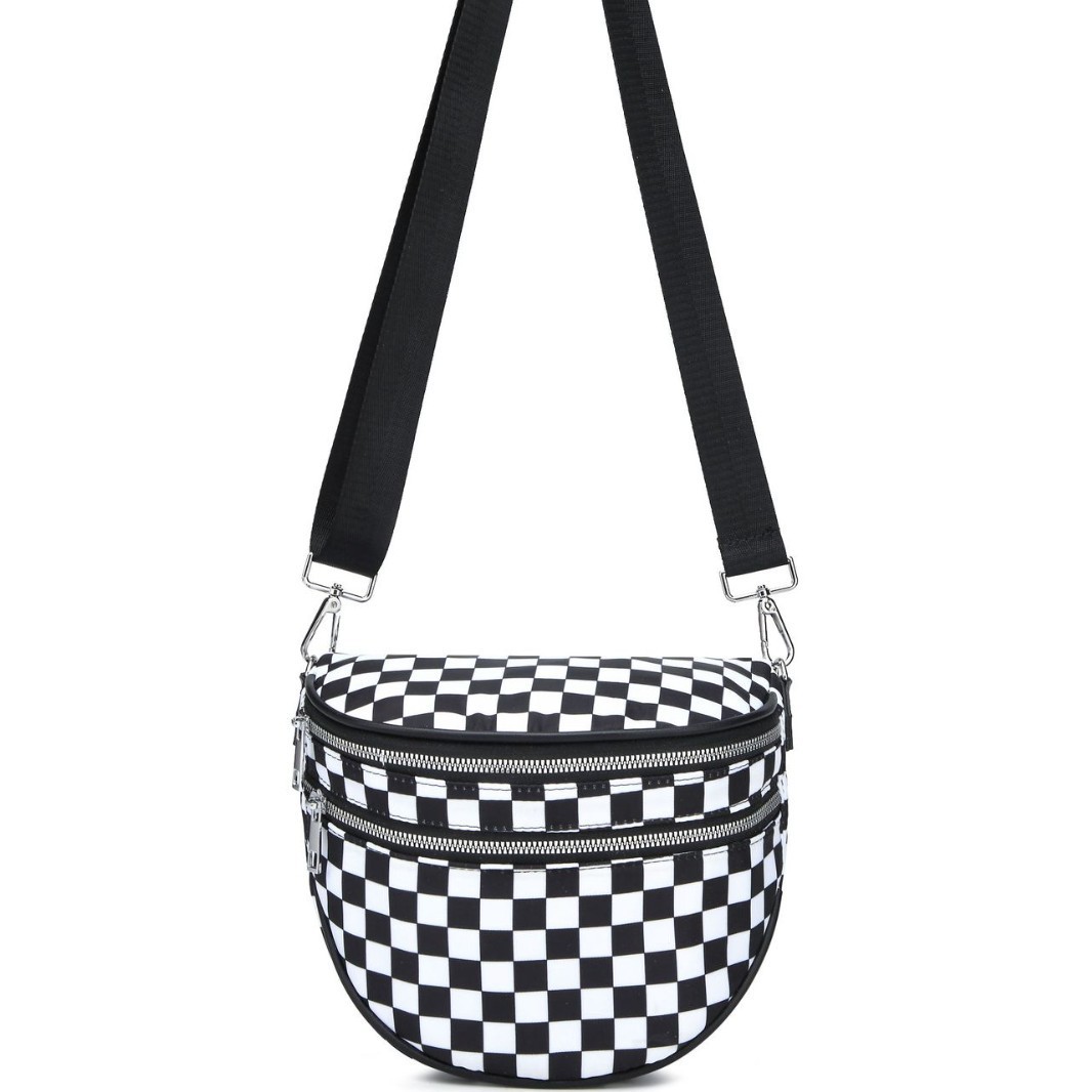 In Stock Women's New Fashion Versatile Oxford Cloth Large Capacity Shell Shoulder Bag Lightweight Crossbody Sports Bag - Thumbnail 3