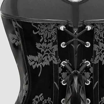 Europa y los Estados Unidos de la nueva chaqueta de cuero de impresión negra cintura de belleza para el pecho de la ropa de cuerpo de mujer Aliexpress suministro transfronterizo