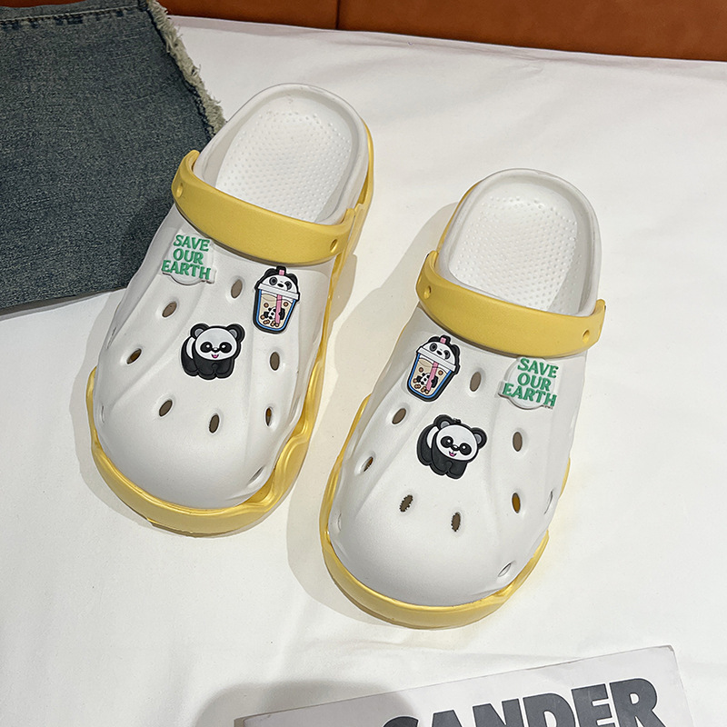 Special Offer: Women's Thick-Soled Eva Clogs for Summer, New Non-Slip Beach Sandals with a Soft Feel, Closed-Toe Slippers