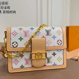 2026新款m lv女包单肩斜挎包手提包托特包购物袋法棍牛角carr包