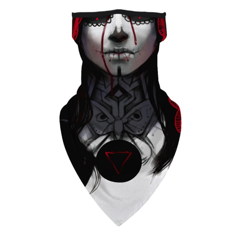 Factory Supply Mask Skull Stylish Adult Ear Hanging Versatile Headscarf Sun Protection Anti-Shedding Leisure Sports Accessories