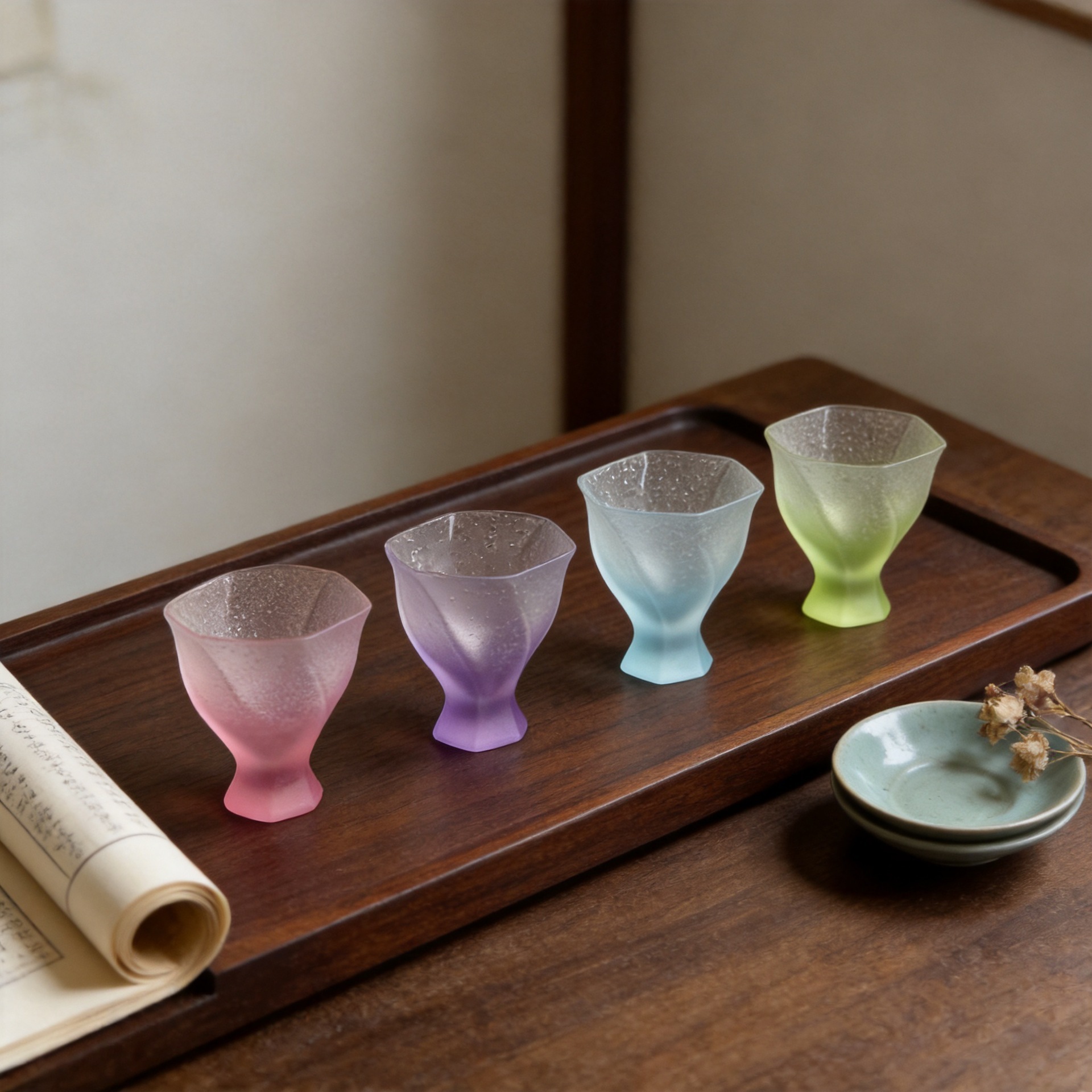 Crystal tea cup