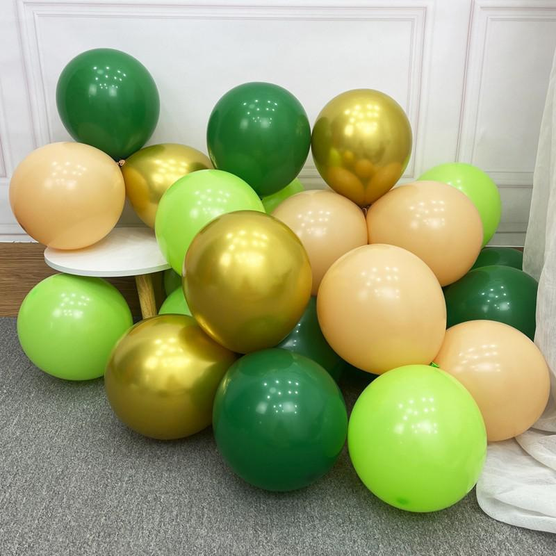 Globo temático del bosque Macaron, aguacate, zongzi verde, centro comercial de cumpleaños, decoración de jardín de infantes, decoración del Festival del Bote del Dragón