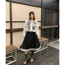 UNITY MODE  城市夜景印花衬衫秋季设计感衬衣251035