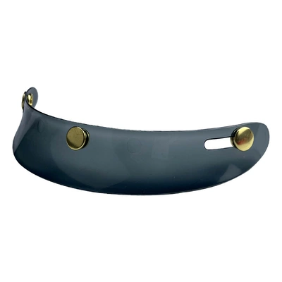 Motosiklet dəbilqələri Retro Half Helmet with Three-Button - black