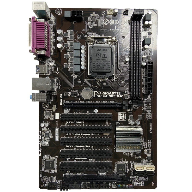 Подходит для настольной материнской платы Gigabyte GA-H81M-D3 чипсет H81 1150-контактная память DDR3 MATX