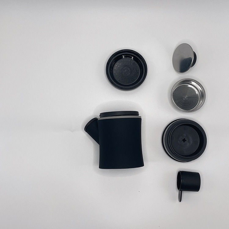 Máquina de café portátil al aire libre Polvo de café cápsula máquina de café de la mano