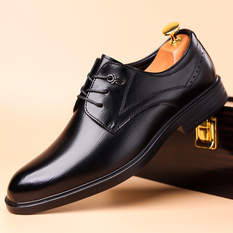 New Men's Leather Shoes, Spring New Business Formal Shoes, Casual Shoes, Breathable British Men's Shoes, Wedding Shoes, Men's Leather Shoes