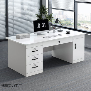 Office Desk Simple Modern Home Computer Desk Drawer Office Table and Chair Combination Desk Single Table Workbench