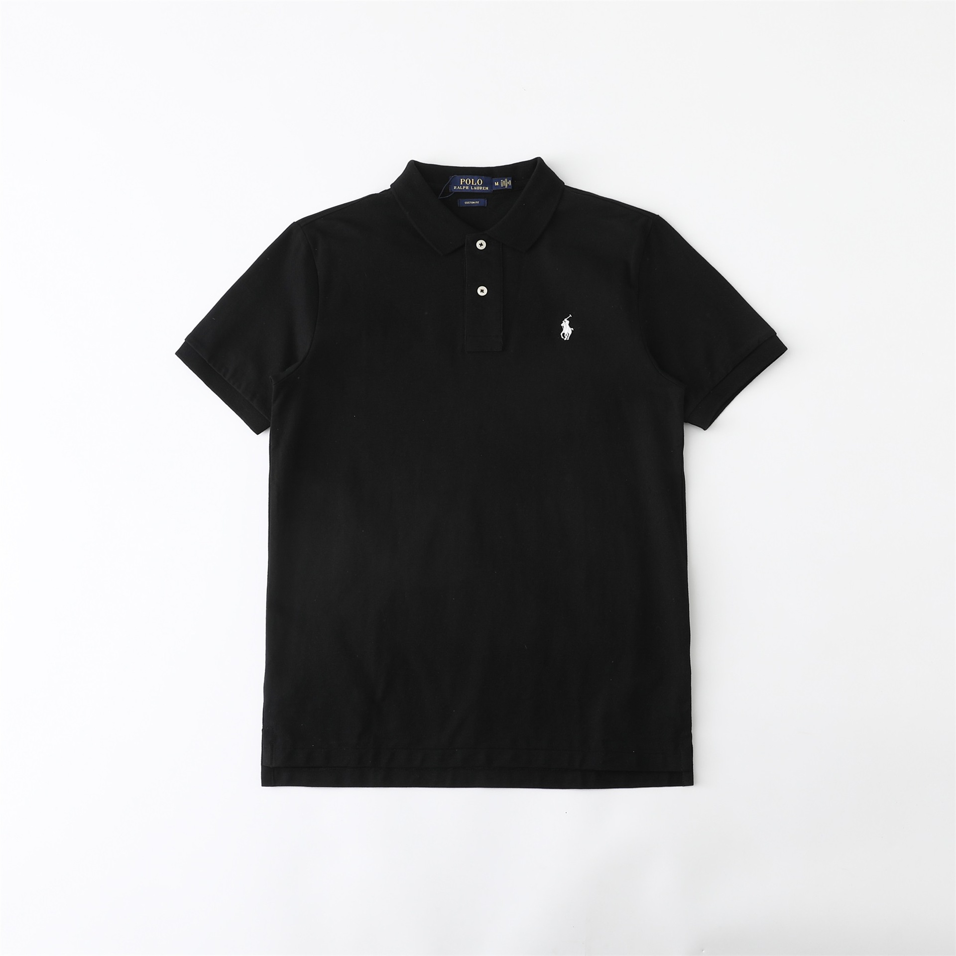 国境を越えた外国貿易供給ラフ RL 通勤カジュアル無地メンズ夏ポニーロゴ刺繍半袖ポロシャツ