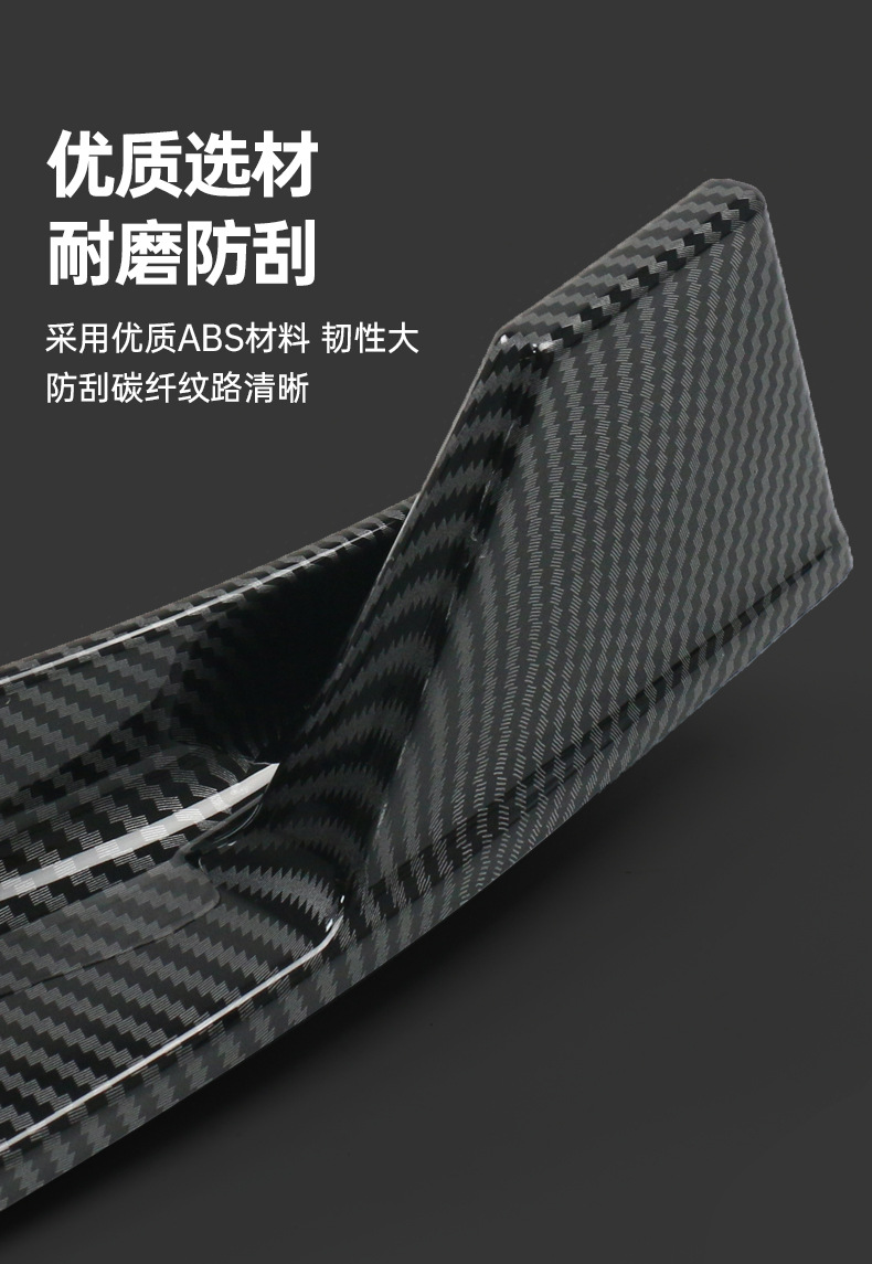 Suitable for Tesla Model 3 Front Shovel Front Face Decoration Modification Accessories Sports Front Shovel Surround Modification