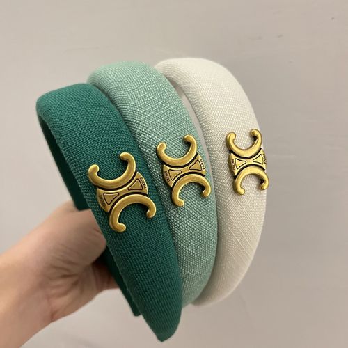 Letter small fragrant style hairband Korean new style high skull pressure wide-brimmed sponge headband female simple high-end headwear