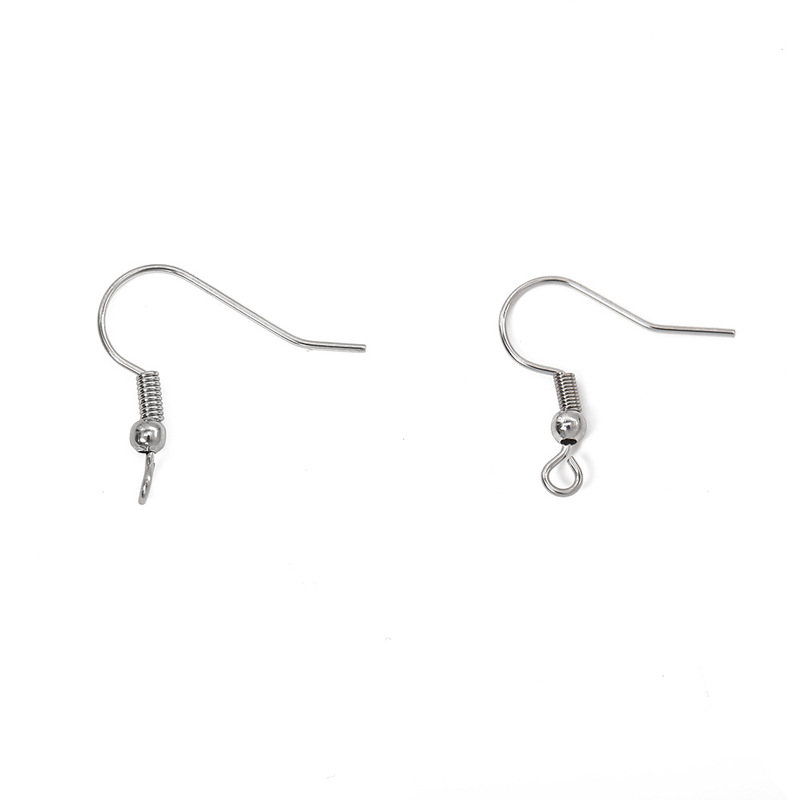 304 Stainless Steel Ear Hooks, Ear Hooks, Non-Fading Beads and Spring Earrings DIY Accessories