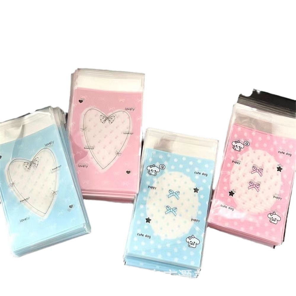 Ins高颜値かわいい自己粘着袋合集小カード包装袋はがき出カード包装袋