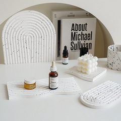 Gypsum tray ink splashing Instagram photo props small items decoration nail accessories photobooth food photography background