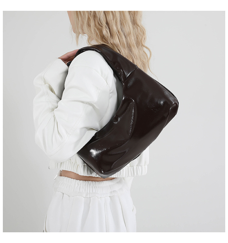 302g Weight Polyester Lining Material Zipper Closure Type Single Shoulder Strap Strap Type Shoulder Bag Bags Type Casual, Daily, Shopping Occasion Pu Leather Material Solid Color, Bow Knot Pattern All Seasons Season Women's Gender Streetwear Style Dumpling Shape Shape Women's Pu Leather Solid Color Bow Knot Streetwear Dumpling Shape Zipper Shoulder Bag 19