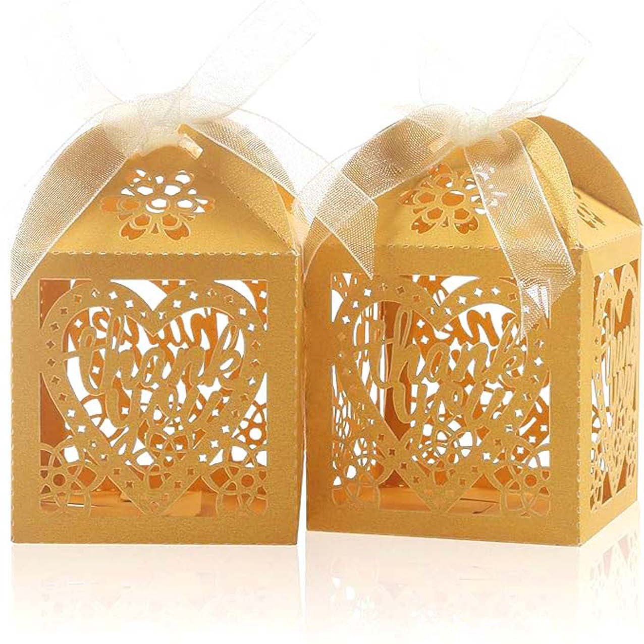 金色+象牙色丝带