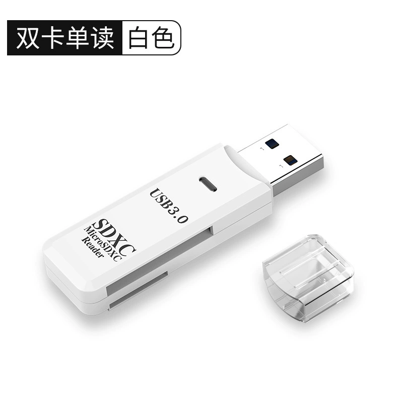 USB3.0 кард-ридер высокоскоростной двухканальный microSD/TF/SD карта читателя производителя оптом