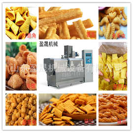 油炸食品生产线 妙脆角膨化机 小型小麻花生产线 油炸锅巴生产线