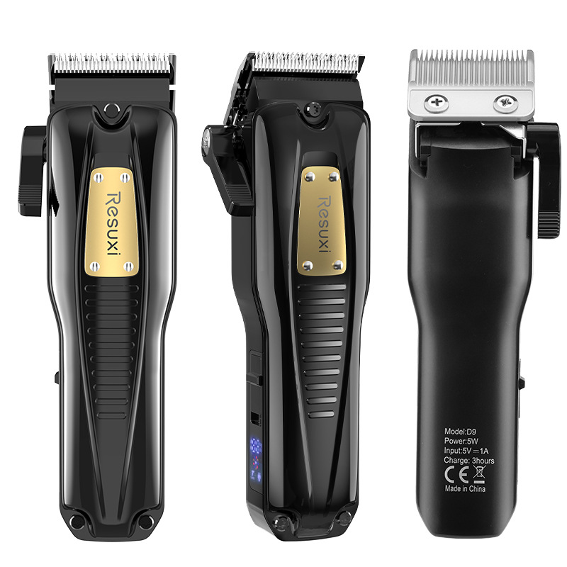 Amazon nuevo de alta potencia peluquería hogar eléctrico cortapelos hombres profesional eléctrico clipper retro aceite cabeza eléctrica clipper