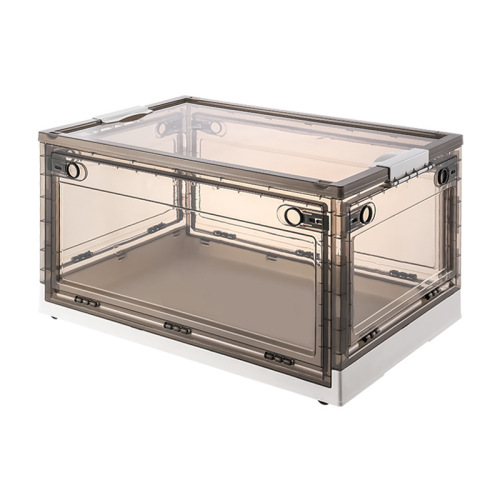Five-door household transparent plastic foldable wardrobe clothing toy book storage box organization box