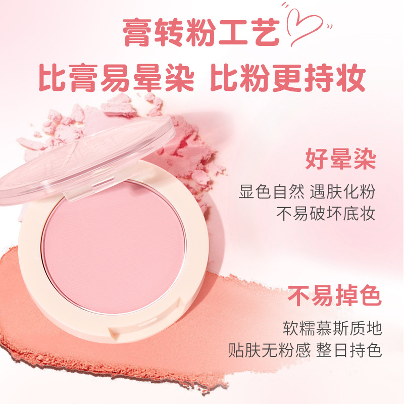 Colandee Cloud纱 blush mate mate desnudo blush brillante rojas monocromático para principiantes.