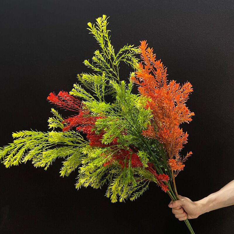 Autumn-Colored Thousand-Layer Gold Artificial Green Plants, Forest-Style Wedding Ceiling Decoration, Artificial Flower Scene Arrangement, Artificial Golden Willow Autumn-Colored Thousand-Layer Gold Artificial Green Plants, Forest-Style Wedding Ceiling Decoration, Artificial Flower Scene Arrangement, Artificial Golden Willow