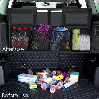 Hanging Bag, Rear Seat Foldable | Car storage bag/box