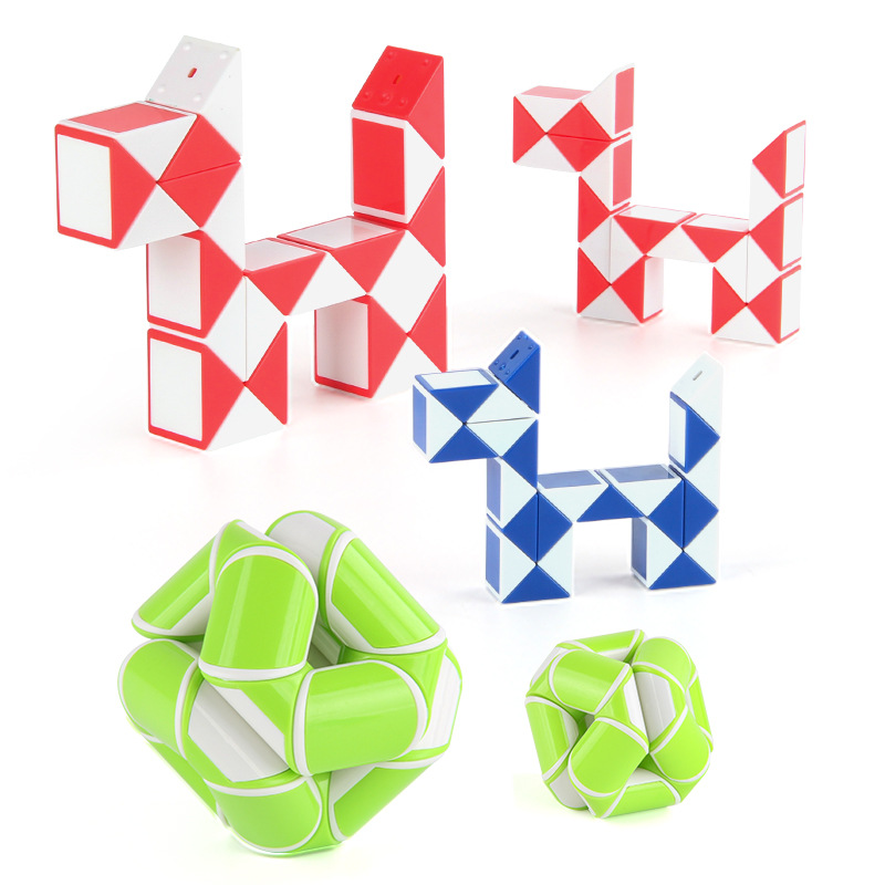 Panxin Cubo de Rubik de forma especial Serie de regla mágica caja de regalo traje espejo de segundo y tercer orden Variedad del cubo de Rubik regla mágica serpiente mágica pequeño cubo de Rubik