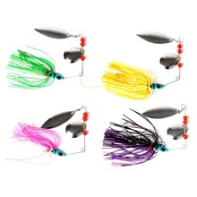 Metal Spinner Baits  weedless spinner blade baits  Fresh Water Bass Swimbait Tackle Gear